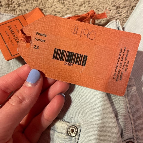 James Jeans Fonda Light Blue Wide Leg Vintage 90s Jeans Size 25 - Picture 3 of 7